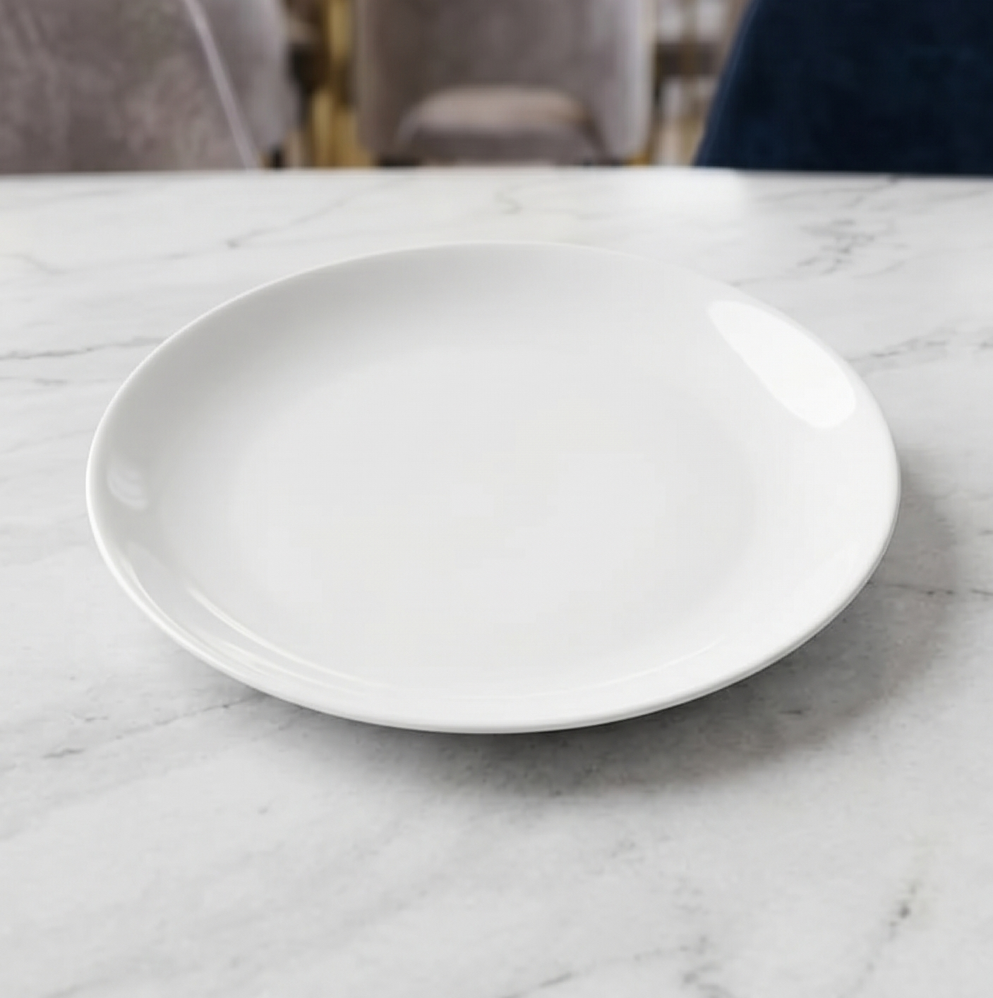 Prato raso G coup branco 27cm